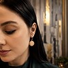 Handgemaakte calciet oorbellen – elegante en minimalistische stijl