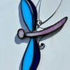 Handgemaakte Glas-in-Lood Libelle | Raamhanger | Tiffany-techniek