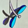 Handgemaakte Glas-in-Lood Libelle | Raamhanger | Tiffany-techniek