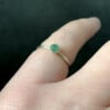 Handgemaakte Groene Aventurijn Ring van Sterling Zilver ✨💚