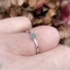 Handgemaakte Groene Aventurijn Ring van Sterling Zilver ✨💚