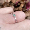 Handgemaakte Groene Aventurijn Ring van Sterling Zilver ✨💚