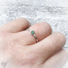 Handgemaakte Groene Aventurijn Ring van Sterling Zilver ✨💚