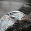 Handgemaakte Groene Aventurijn Ring van Sterling Zilver ✨💚