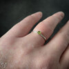 Handgemaakte Peridoot Ring van Sterling Zilver – Minimalistische Edelsteen Ring ✨💚