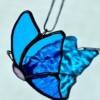 Handmade window hanging | Butterfly| Suncatcher | tiffany technique | glas in lood