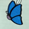 Handmade window hanging | Butterfly| Suncatcher | tiffany technique | glas in lood