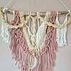 Jute macrame wandhanger, Ibiza stijl!