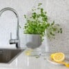 Kapi growing set: Small + Big flowerpot | Sleek gray