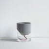 Kapi growing set: Small + Big flowerpot | Sleek gray