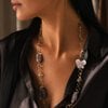Ketting met amethist en agaat