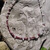 ketting paarse toermalijn en maasteen