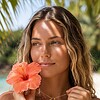 Laguna Beach Pendant Hibiscus Goud