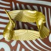 Magnetic hummingbird window art - Gold