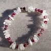 Magnolia: armband met paarse toermalijn en maansteen