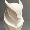 Minimalistische Uil Sculptuur