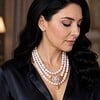 Morganiet ketting met broche van een heteluchtballon