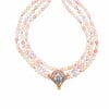 Morganiet ketting met broche van een heteluchtballon