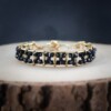 Mystiek & Glamorous, statement armband met glas kristallen