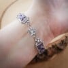 Mystiek & Glamorous, statement armband met glas kristallen