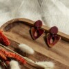 Oorbellen | Bordeaux Gold