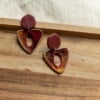 Oorbellen | Bordeaux Gold
