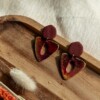 Oorbellen | Bordeaux Gold