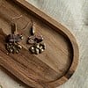 Oorbellen | Morph brown gold