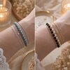 Parel & Kristal, handgemaakte stacker bracelets