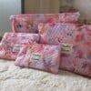 Pink Petal Pouch Gewatteerd Etui