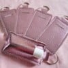 Pink Shine Lipstick Holder – Keychain Case