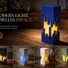 Pixel Glow Table Lamp – Modern Geometric Ambient Light