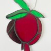 Pomegranate Stained Glass Suncatcher | Handmade Tiffany Technique Decor