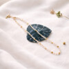 ✨ Équilibre – Witte Jade & Hematiet Ketting