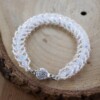 Romantisch & Tijdloos, handgemaakte bridal armband met Swarovski bicones