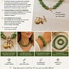 Set statement ketting + armband groen