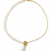 ✨ Solea – Schelp & Witte Jade Ketting