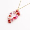 Subtiele Ketting met Grote Organische Hanger Gevuld met Echt Gipskruid uit Den Haag (GirlMeetsDenHaag x CH Design)