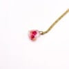 Subtiele Ketting met Hartjes Hanger Gevuld met Echt Gipskruid uit Den Haag (GirlMeetsDenHaag x CH Design)
