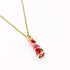 Subtiele Ketting met Lineaire Hanger Gevuld met Echt Gipskruid uit Den Haag (GirlMeetsDenHaag x CH Design)