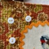 Tote bag met borduurwerk met puttertjes