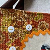 Tote bag met borduurwerk met puttertjes