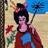 Tote bag met mooie Japanse dame