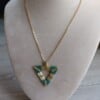 Triangel set van oorbellen en hanger