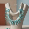 Turkoois en zoetwaterparels ketting