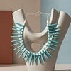 Turkoois en zoetwaterparels ketting