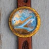 Unieke leren armband
