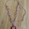 Unieke rozenkwarts ketting