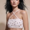 Usagi Charmspell – Gehaakte charm micro croptop – XS