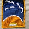 Wandkleedje met zee en meeuwen